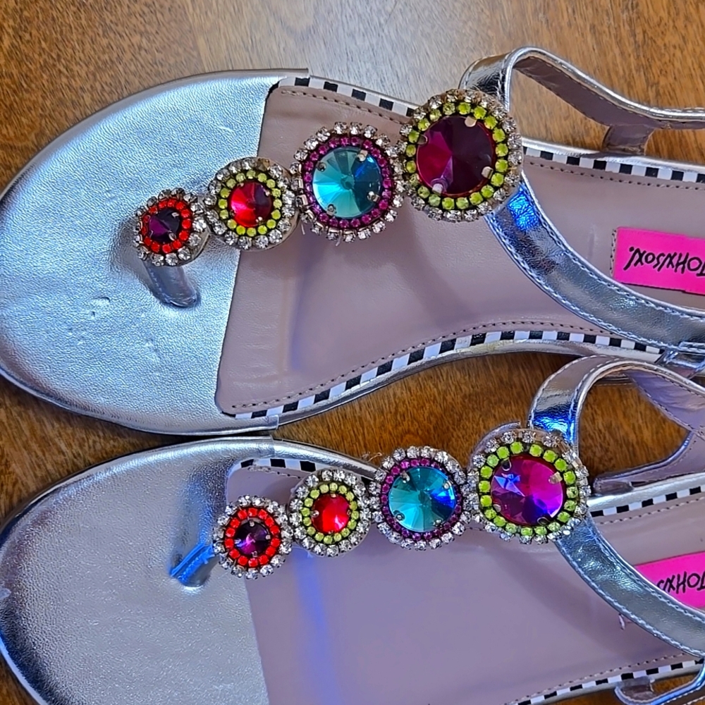 Betsey Johnson Gloww Sandals, size 7, new w/o box - Picture 3 of 7